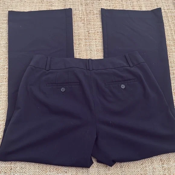 LOFT Julie Trouser Pants Black Size 10 P - Picture 5 of 7